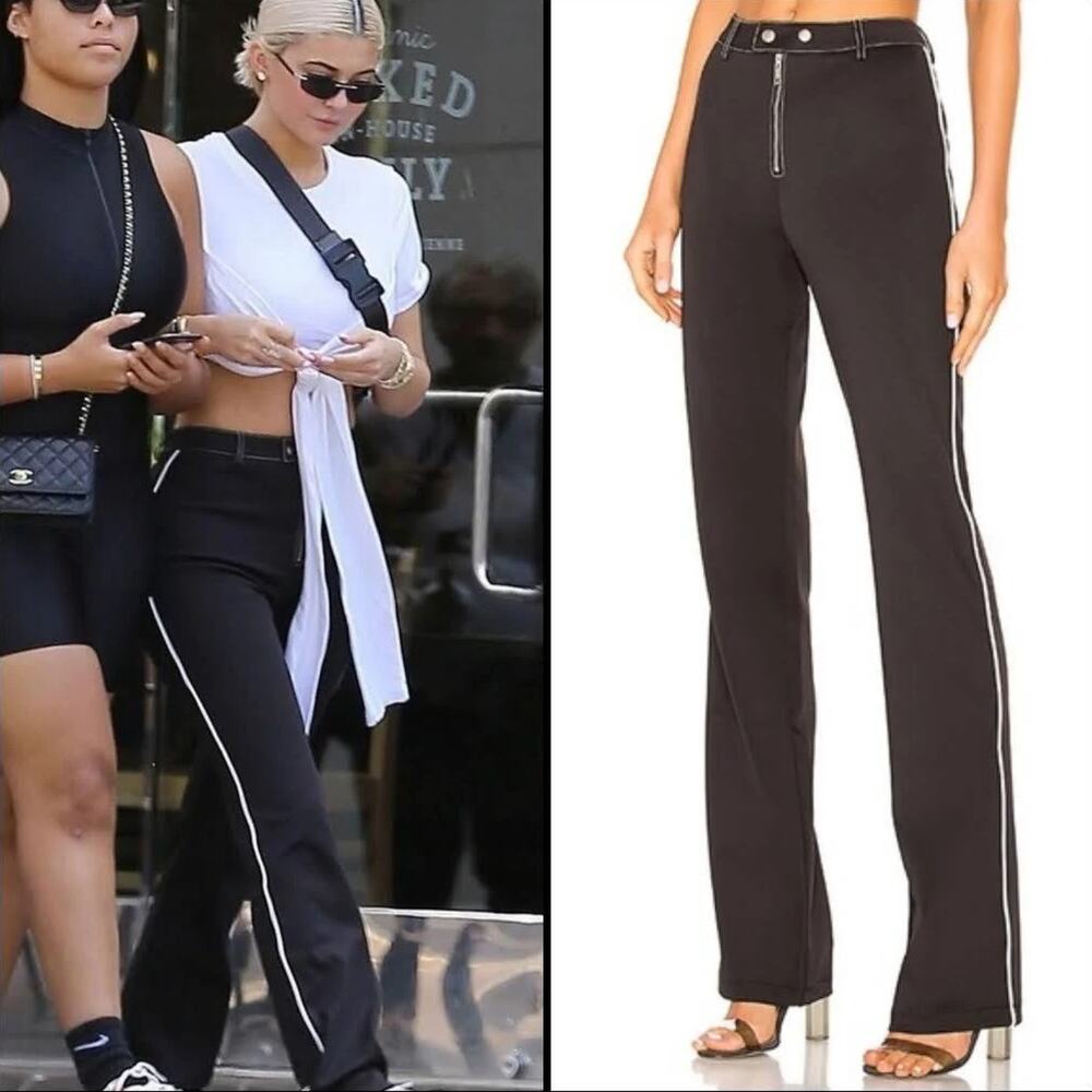I.AM.GIA Slater Pants Black High Waisted Bootcut High Rise Retro